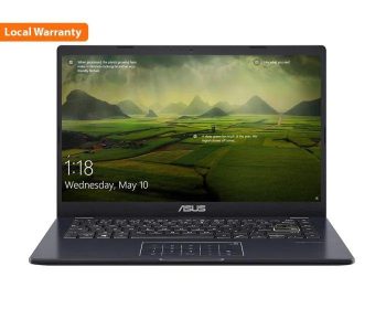Asus E410 Celeron Dual Core Processor 04GB 256GB SSD 14″ Full HD 1080p LED Display Audio by ICEpower W10 (Peacock Blue, ASUS Direct Local Warranty)