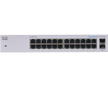 Cisco Business CBS110-24T Unmanaged Switch | 24 Port GE | 2x1G SFP Shared
