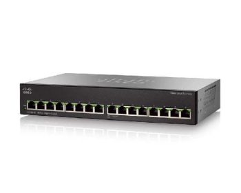 Cisco SG110-16 Unmanaged Switch | 16 Gigabit Ethernet (GbE) Ports