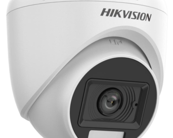 Hikvision DS-2CE76D0T-LPFS 2MP 2.8mm Smart Hybrid Light Audio Fixed Turret Camera