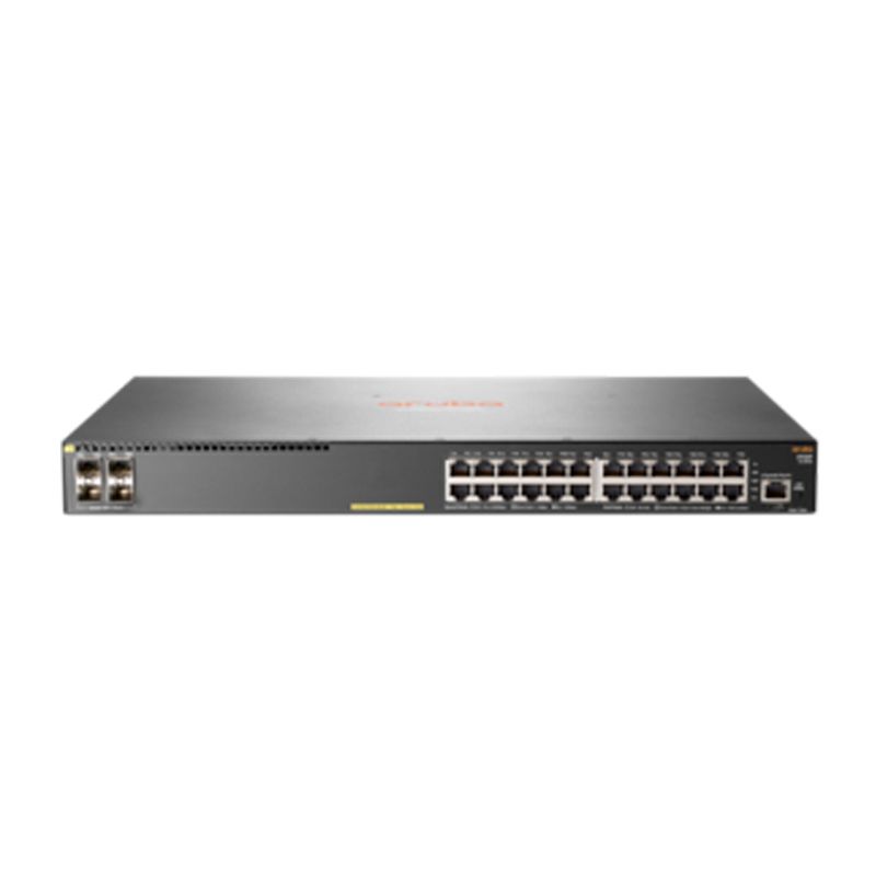 HPE Aruba Switch 2930F 24G PoE+ 4SFP+ Switch JL255A - ACC