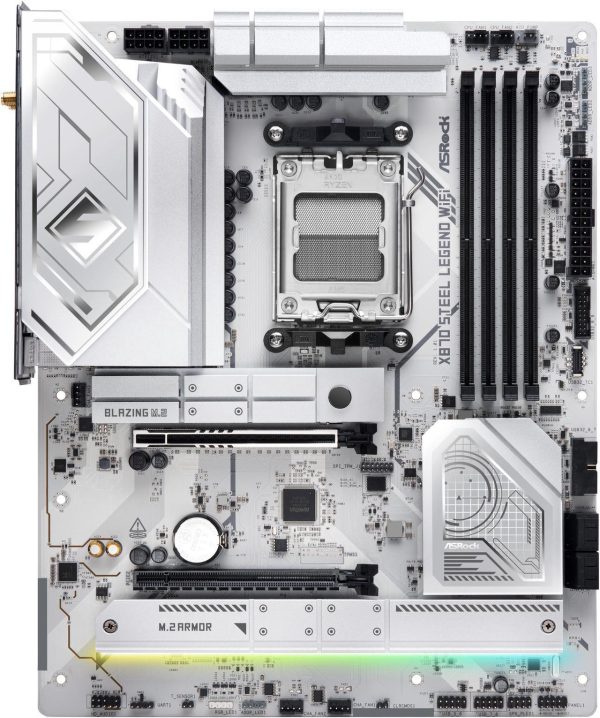 ASRock X870 STEEL LEGEND WIFI AM5 AMD X870 SATA 6Gb/s ATX Motherboard