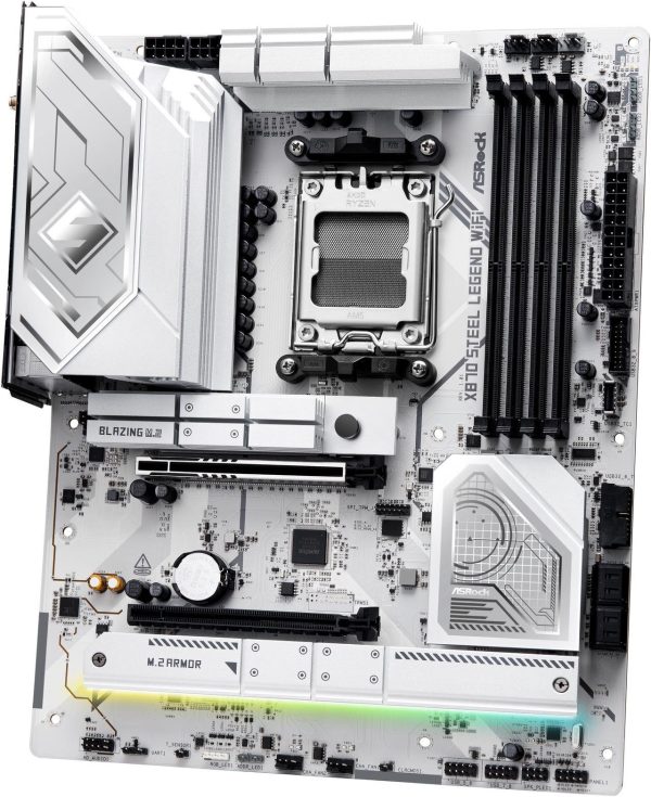 ASRock X870 STEEL LEGEND WIFI AM5 AMD X870 SATA 6Gb/s ATX Motherboard