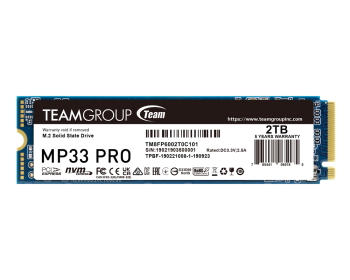 Team Group 2TB MP33 PRO NVMe Gen 3 (3500/3000) - 1000TBW