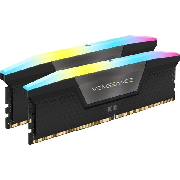 Corsair Vengeance RGB 32GB (2x16GB) 6400MHz C36 DDR5 DRAM Memory Kit