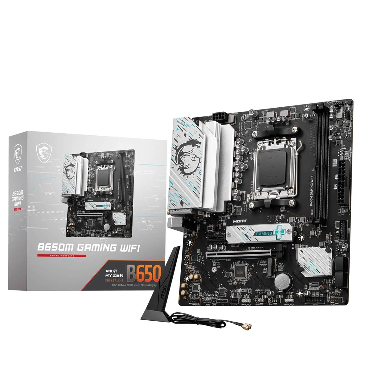 MSI B650M Gaming Wifi DDR5 AMD AM5 microATX Motherboard